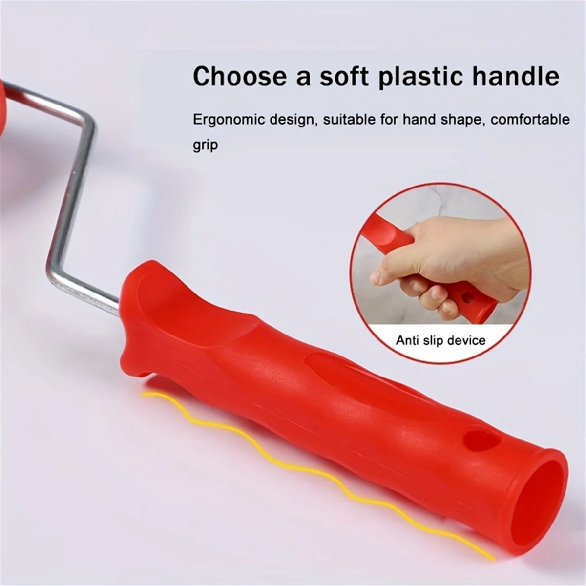 المطاط تقليد التمساح الحبوب نمط رولة دهانات DIY الطلاء الملمس الصباغ الطباعة جدار اللوحة الأسطوانة مع