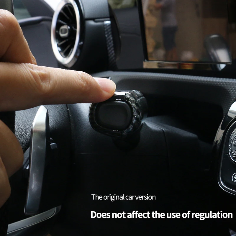 ألياف الكربون ممسحة السيارة رافعة تحول تعديل ملصق مزخرفة لمرسيدس بنز A B الفئة GLA EQ CLA GLE GLB اكسسوارات السيارات