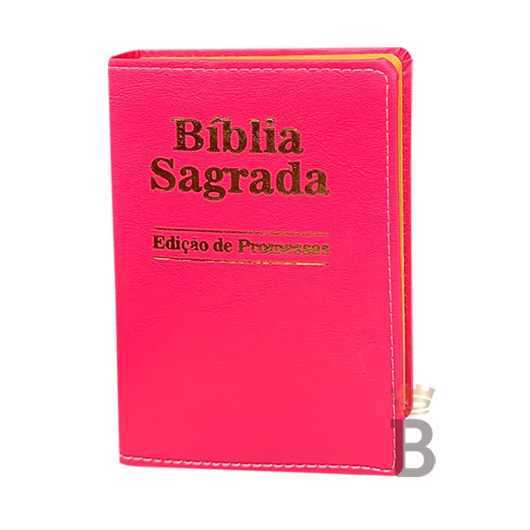 Holy Bible Letter Small Luxury Pink