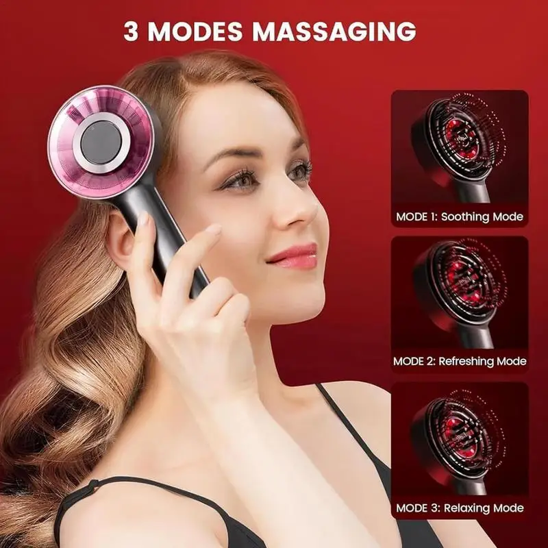 Scalp Massage Comb 2 in 1 Hair Oil Applicator Hair Massager Electric Scalp Massager Scalp Massaging Brush for Stimulates Hair