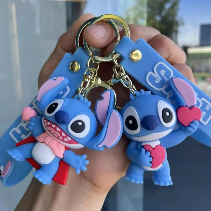 

Kawaii Miniso Stitch брелок кукла сумка кулон мультяшный брелок аниме периферийные украшения рождественские подарки для мальчиков и девочек