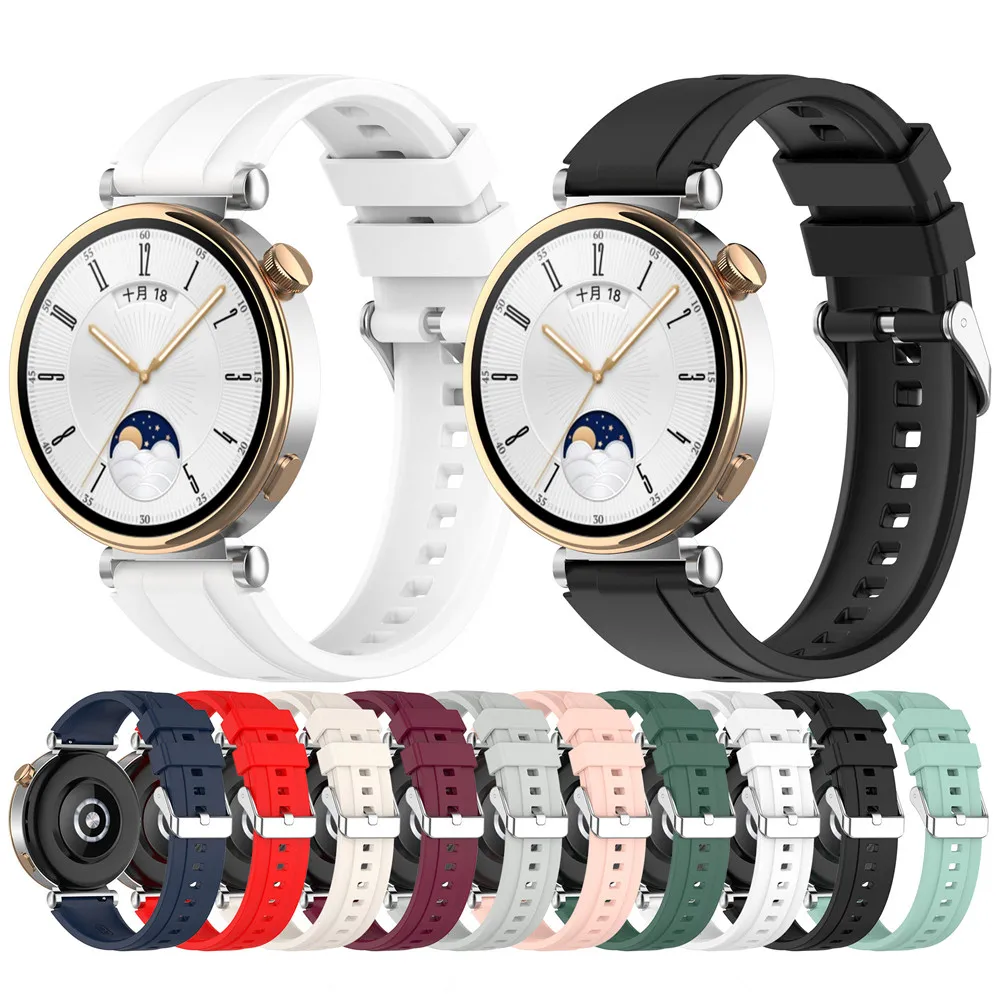 

Ремешок силиконовый для HUAWEI watch GT4, сменный спортивный браслет для наручных часов Garmin, 18 мм 22 мм