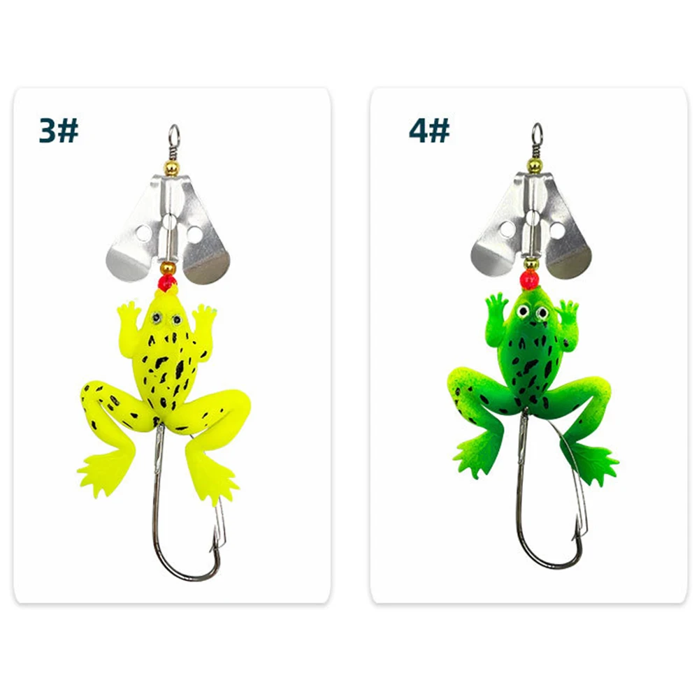 المطاط الضفدع لينة الطعم الصيد إغراء 1 قطعة 6.2 جرام 90 مللي متر 4 ألوان Wobblers ل باس بايك كرانكبيت صيد السمك