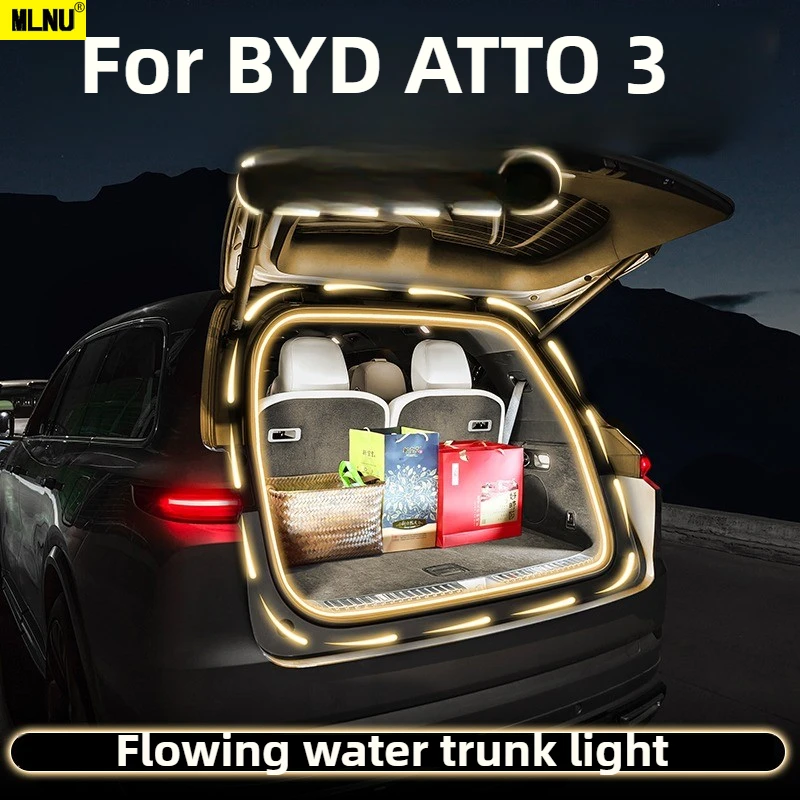 

Boot Interior Lighting For BYD ATTO 3 Accessories 2026/2025,Anti-Drop,Energy-Saving & High-Brightness Long Lifespan 2022-2024