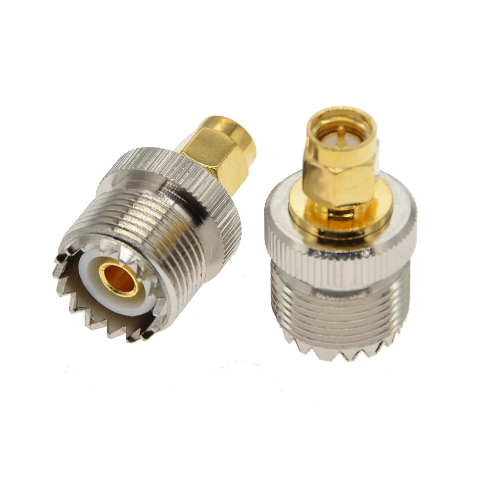 2 PCS/lot SMA-UHF RF Adapter SMA Male Female to UHF PL259 SO239 Male Female Adapter Connector Radio RF Coax Coaxial Adapter