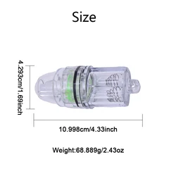 Luz de pesca submarina nocturna IPX6 para aguas profundas