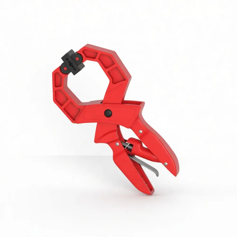 Woodworking Spring Clamp A Shape Clip Red Plastic Hand Tool Heavy Duty Fastening Fixture DIY Craft Professional Carpentry Gadget