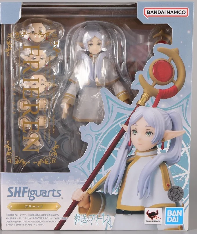 ในสต็อก Bandai กล่องต้นฉบับ SH Figurats SHF Frieren Beyond Journey's End FERN อะนิเมะ Action Figure ของเล่น Figura PVC ของขวัญ