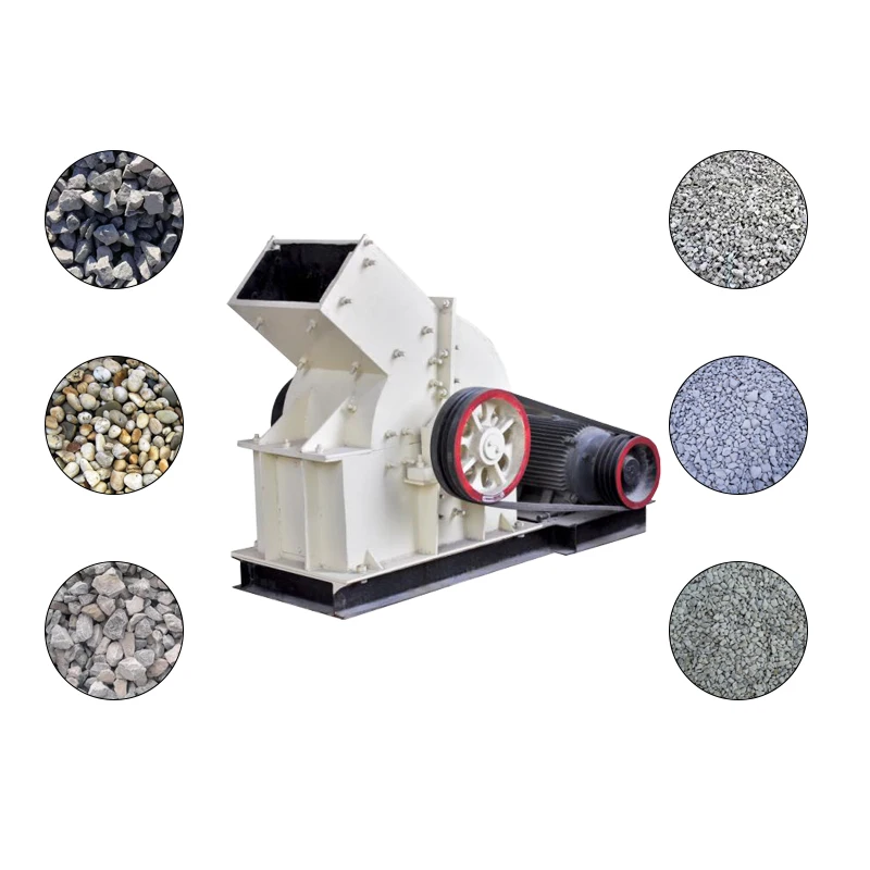 Diesel Engine Limestone Coal Hammer Crusher Salt Rock Stone Crusher