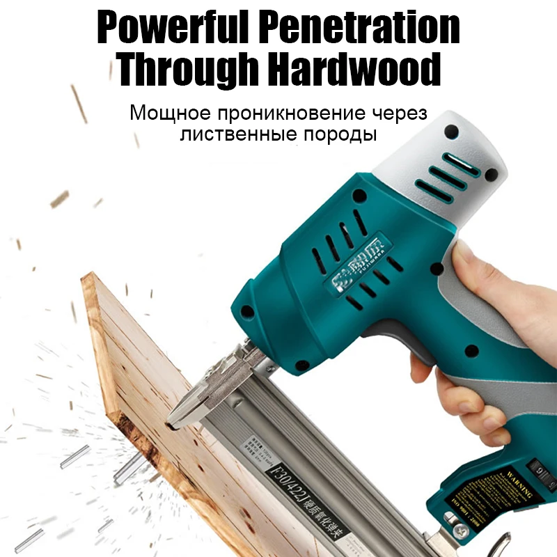 Electric Nail Gun Tools Woodworking Nail Gun Single-use/Double-use Furniture Staple Gun 2000W Electric Nailer and Stapler