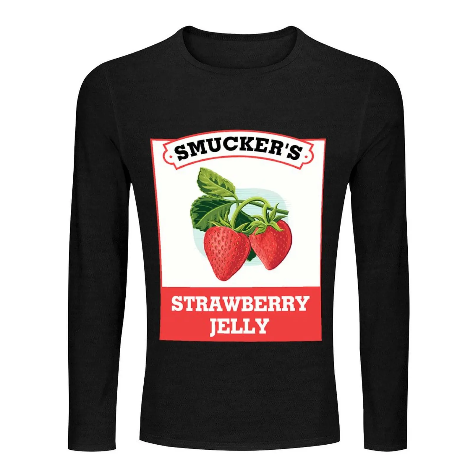 Smucker's Strawberry Jelly Halloween Costume Long T-Shirt Tee shirt shirts graphic tees men clothes