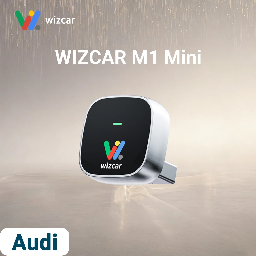 For Audi Q5L Q3 E5 E7X 2022–2027 | WIZCAR M1 Mini Android Auto Support Google Waze Map Spotify Multimedia For Android Phone Use