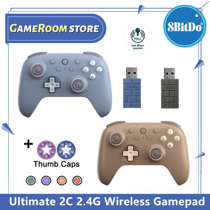 

8BitDo Ultimate 2C 2.4G Wireless Gamepad Gaming Controller for Windows,Android, Hall Effect Windows 10 gamepad