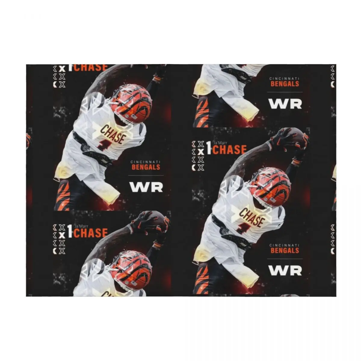 

Ja'Marr Chase Throw Blanket Blankets Sofas Of Decoration For Sofa Thin halloween Blankets For Baby Blankets