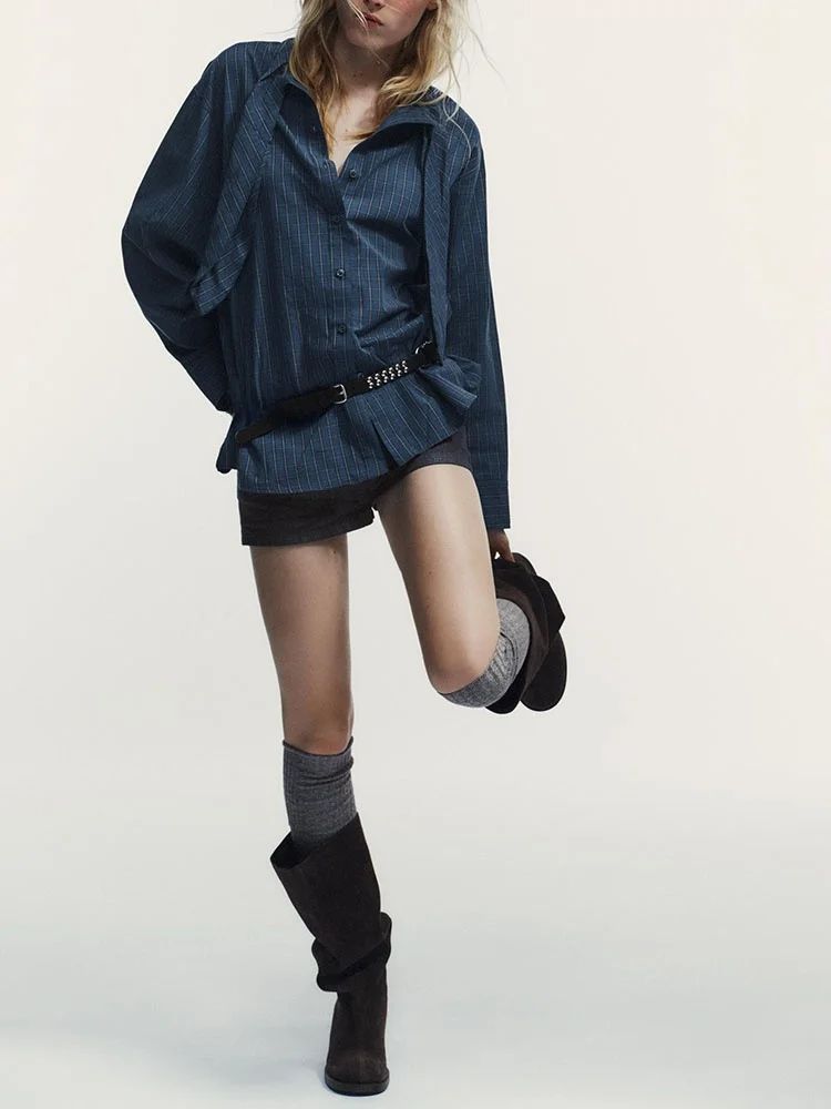 ผ้าพันคอไหมพรมลายสก็อตแฟชั่นใหม่สำหรับฤดูหนาว  เสื้อผ้าผู้หญิงอเนกประสงค์ คุณภาพดี ประจำฤดูใบไม้ร่วง-ฤดูหนาว ปี 2025