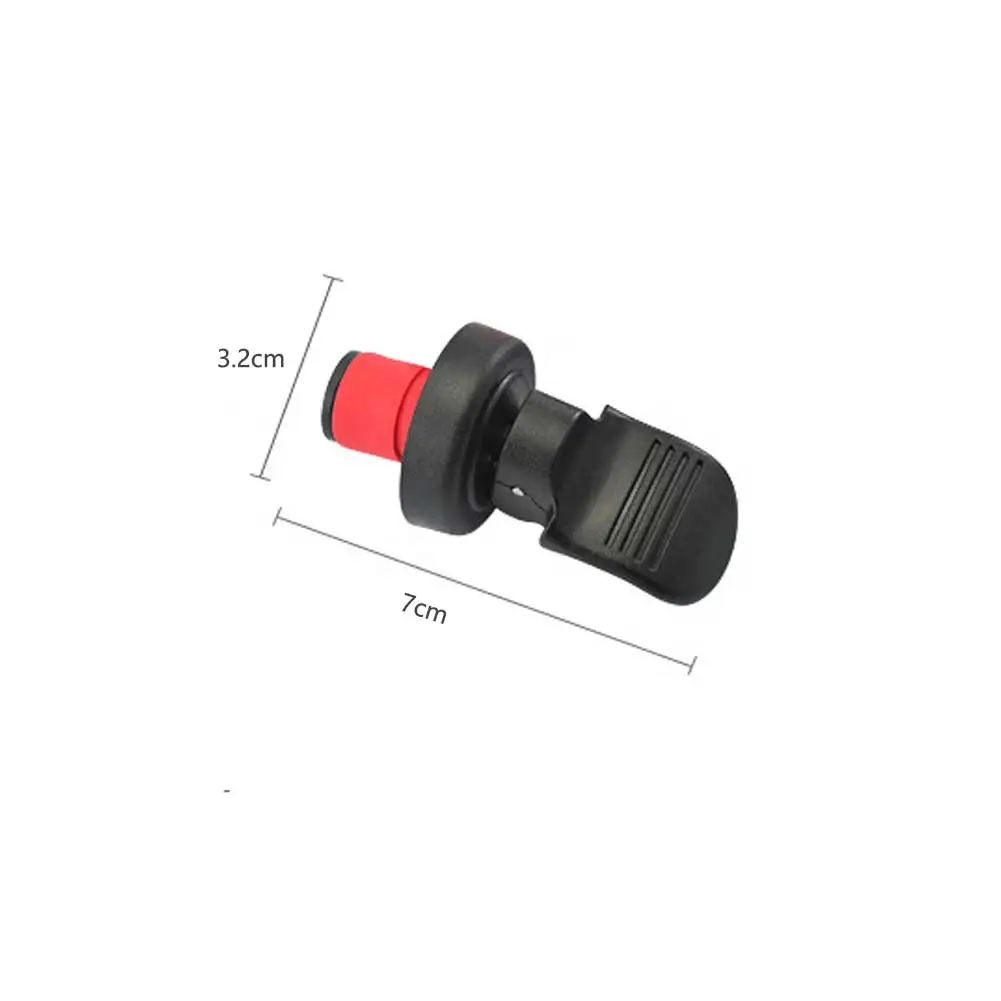 Wine Bottle Stopper Beers Black+White Cap Cork Plug Oil PP+Rubber Seal Lids Sealing Stop Vinegar 7x3.2cm Kitchen