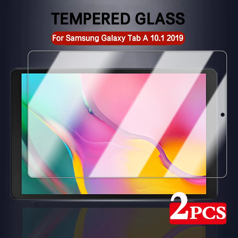 

2 шт., защитная пленка для экрана Samsung Galaxy Tab A 10,1 дюйма 2019 дюйма