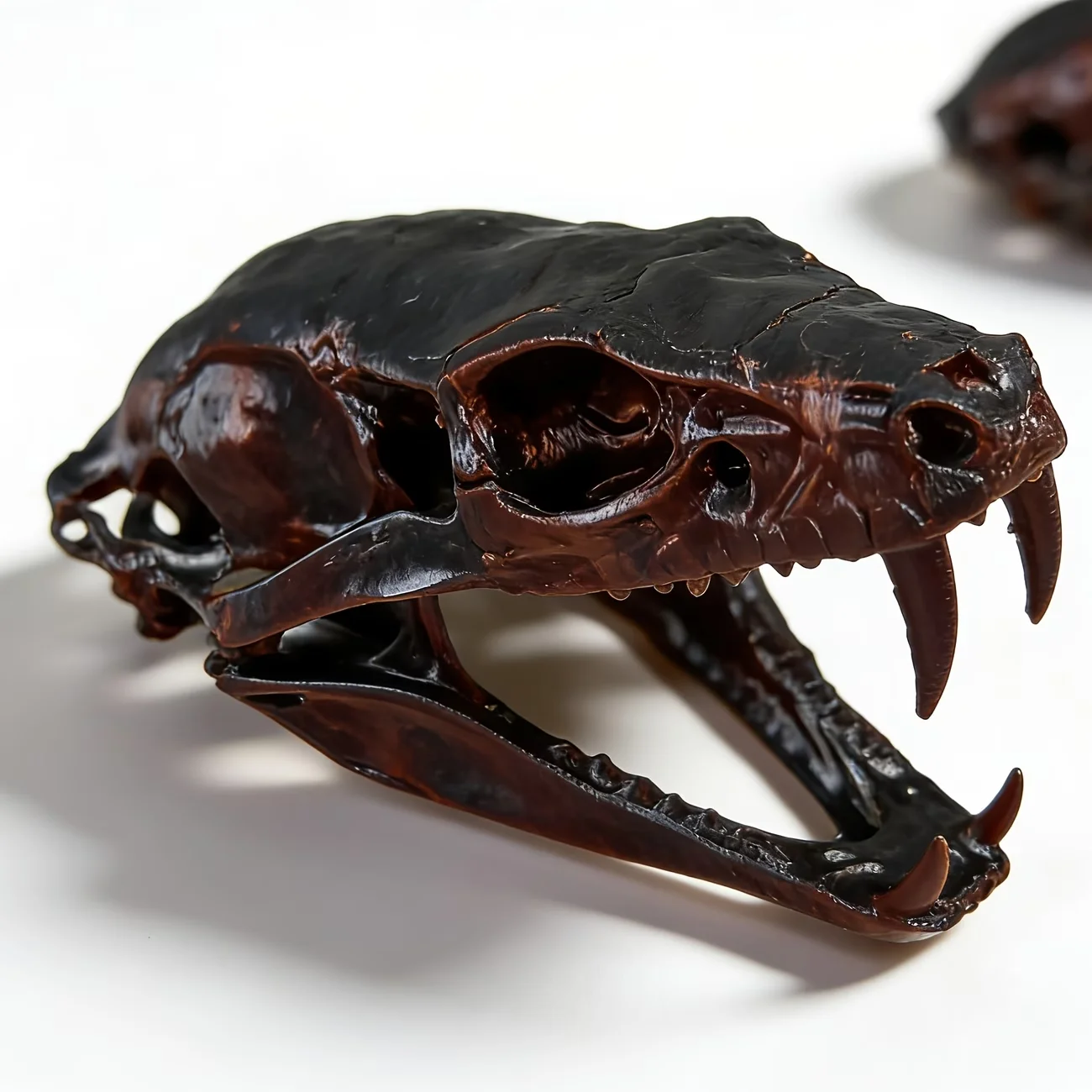 Terrifying Cobra Skull Statue Ornament Cool Home Decor Snake Skull Desktop Ornament