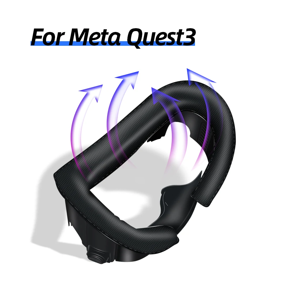 

For meta Quest3 Replacement Bracket Wide Face Mask Comfortable Breathable Ice Silk Fabric Replacement Pad VR Glasses Accessories