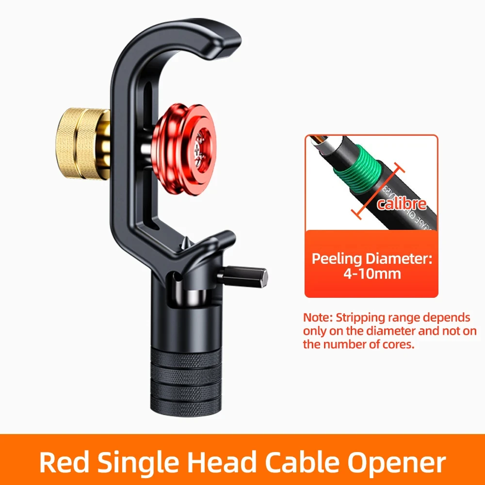 ACS-2 Glasvezelkabel Stripper Longitudina & Transverse Gepantserde Draad Stripper Schede Stripper 4-10mm & 8-28mm Kabel Slitter Gereedschap