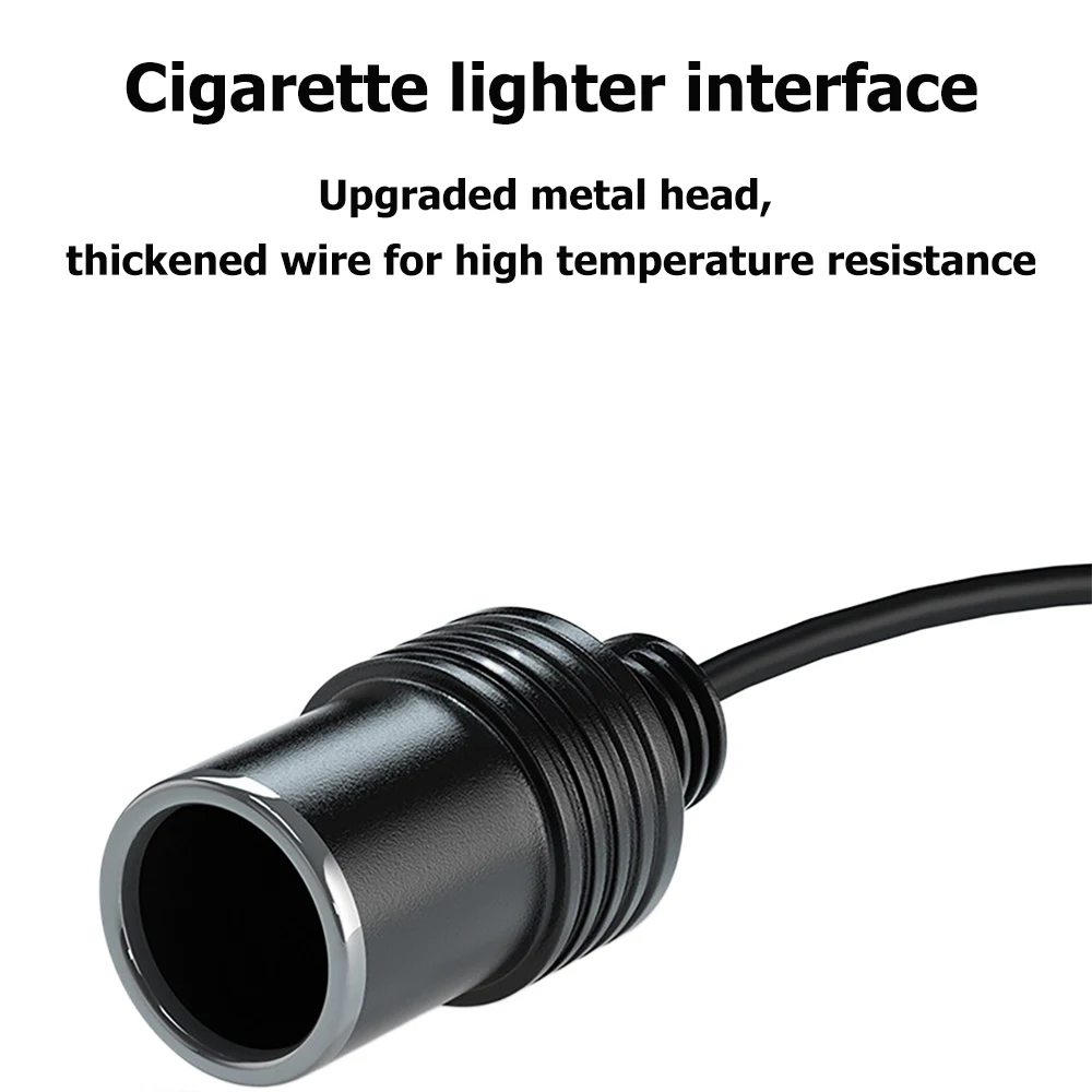Car Power Adapter Converter AC Adapter DC Cigarette Lighter Socket Power 100V/110V-220V/230V to 12V 10A Supply Ligh for Home