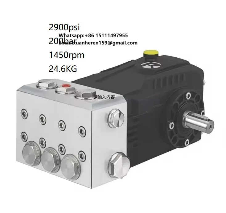

PTN FKAG 30-56L/M 200bar 12-22kw Stainless Steel316 High Pressure Water Triplex Plunger Pump