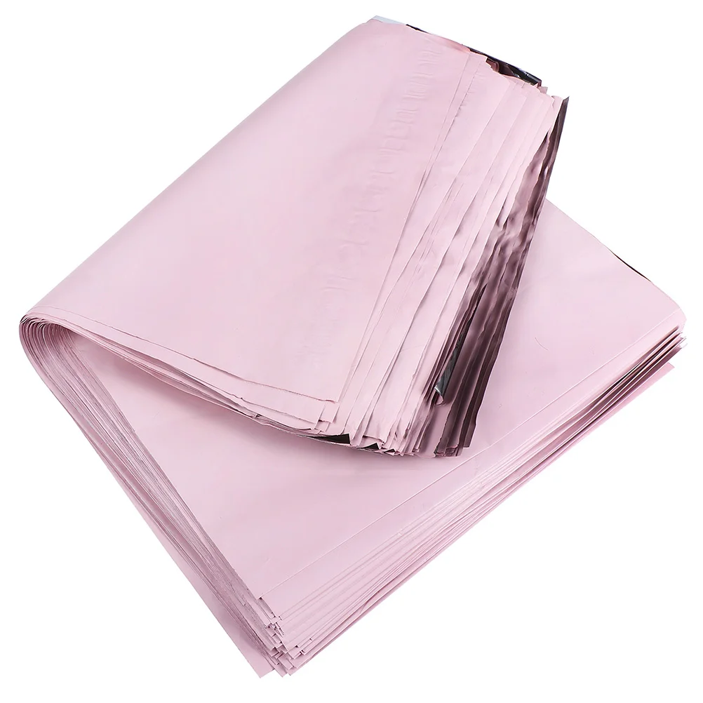 

50 Pcs Courier Bag Blanket Packaging Bags Express Packing Clothing Logistics Shipping Delivery or Envelop Mailer Pink Thick