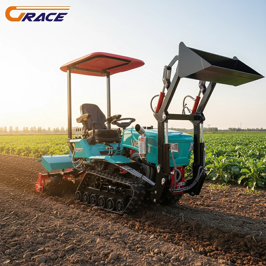 

Настраиваемый высокомощный гусеничный трактор: энергосберегающая, малошумная техника для сельского хозяйства и строительства