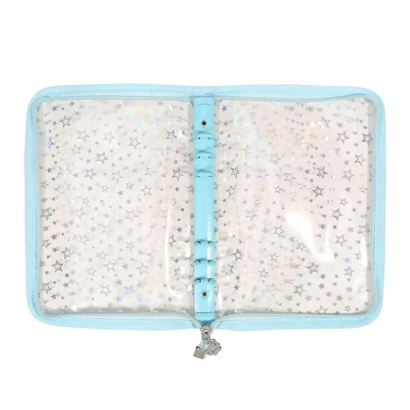Aufkleber-Organizer-Ordner A5 Aufkleber-Sammelalbum Wiederverwendbare Aufkleber-Taschen und Transparente Wasserdichte Reißverschluss-Aufbewahrungshüllen – Detail 27