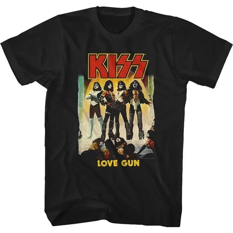 Kiss Band T Shirt Men Women Fashion T-shirt Cotton Tshirt Kisss Tops Tees Men\'s Clothing Music Rock Camisetas Hombre Tops