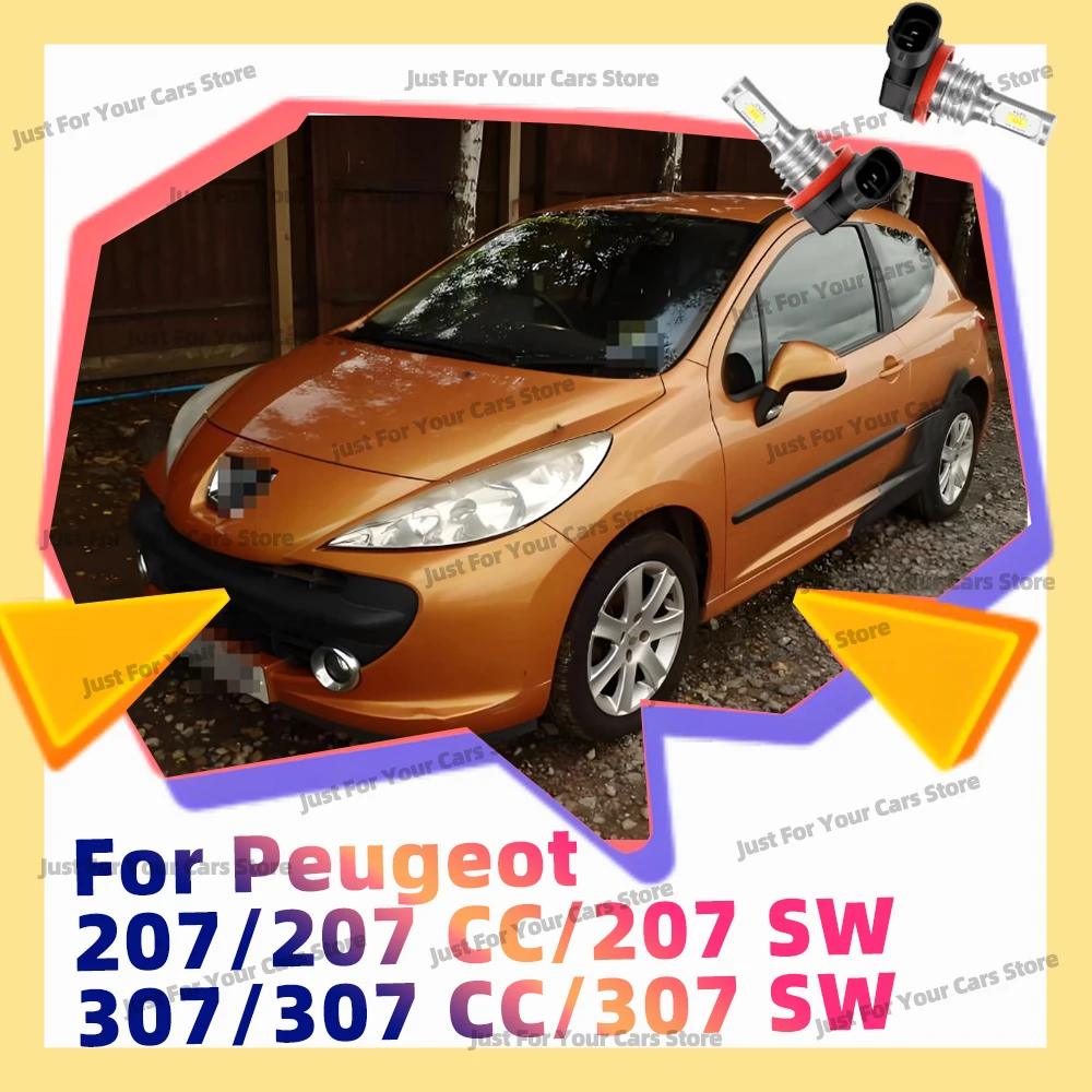 2X Led Fog Lights F…