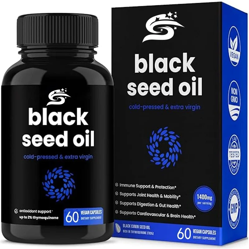 

Вегетарианские мягкие капсулы с маслом из семян тмина черного цвета | | Содержит гиалуроновую кислоту и витамин Е, насыщенную в 3, 6 9