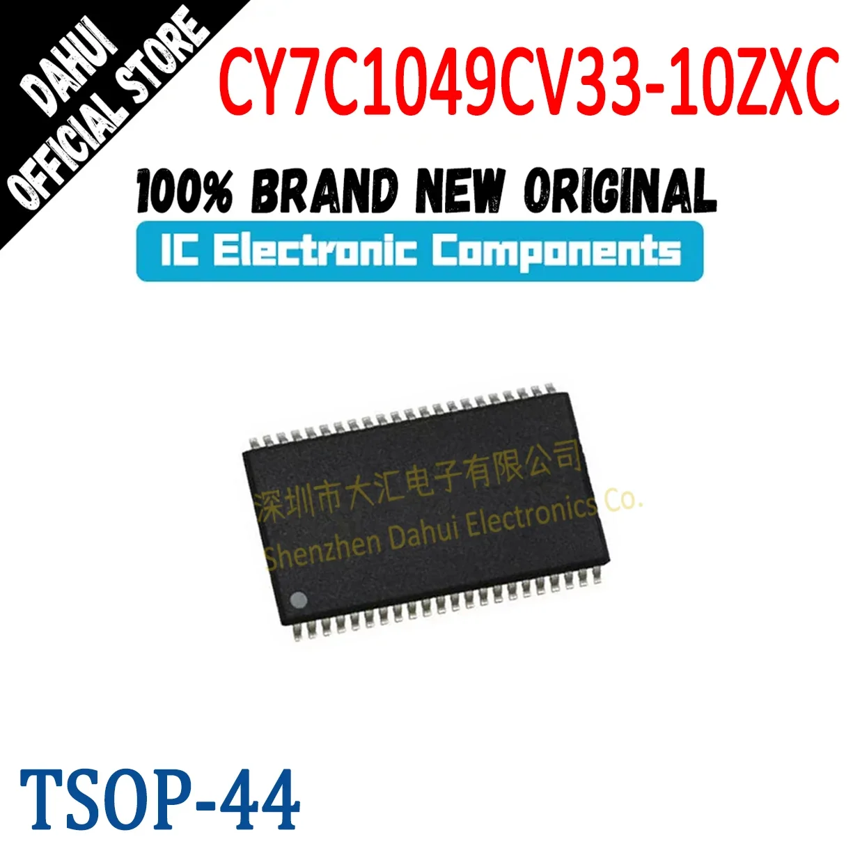 

Quality Brand New CY7C1049CV33-10ZXC CY7C1049CV33 CY7C1049CV CY7C1049 CY7C IC Chip TQFP-44