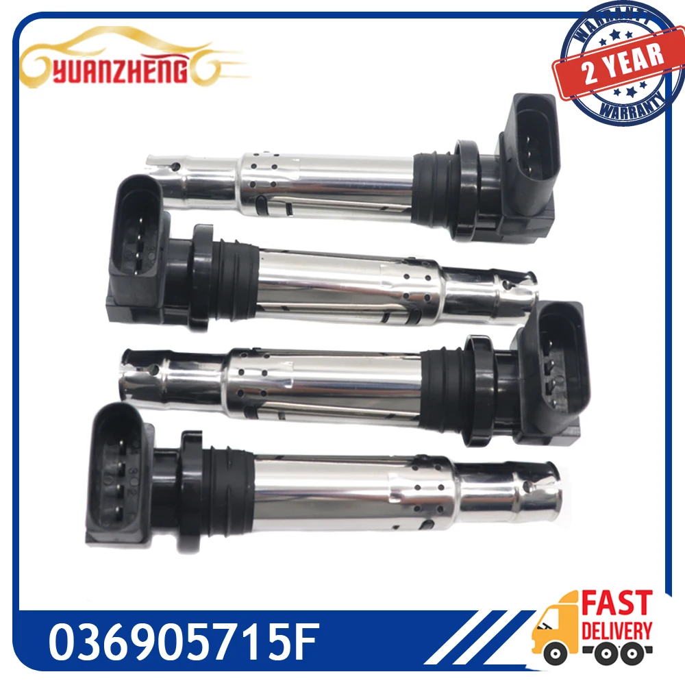 

036905715F Car Ignition Coil FOR AUDI A1 A3 SEAT ALHAMBRA ALTEA CORDOBA IBIZA LEON FOR VOLKSWAGEN POLO VENTO 036905715A