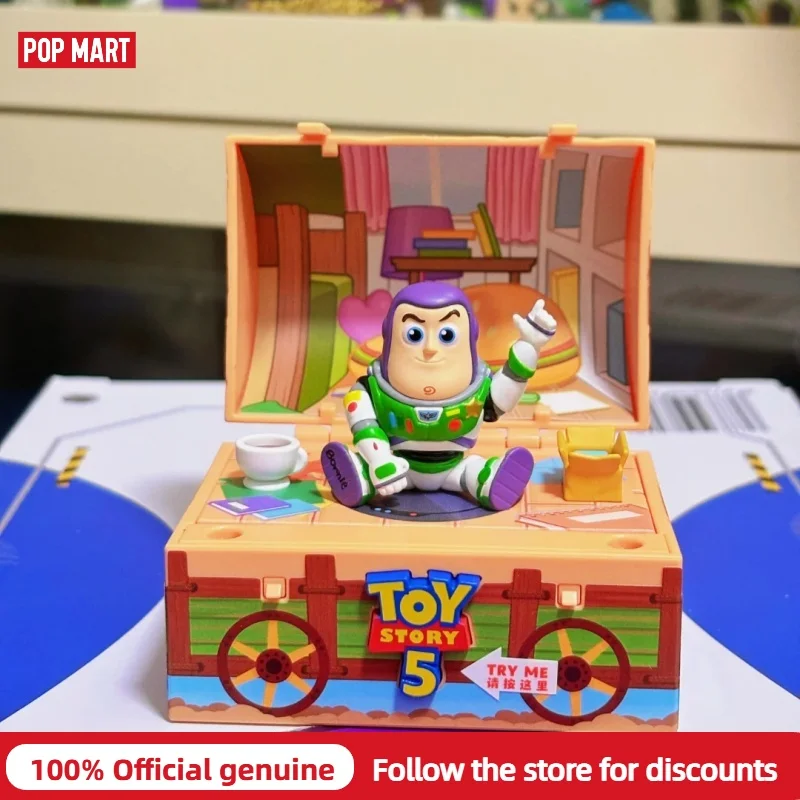 Genuine POPMART Pixar Toy Story 5 Blind Box Anime Figure Model