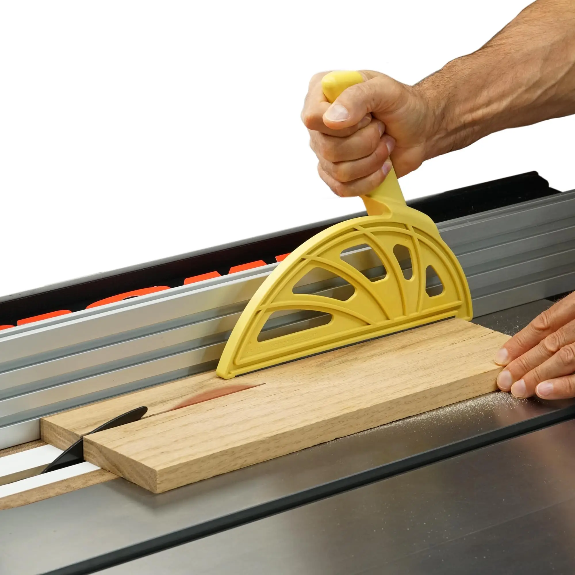 1PC Push Block for Table Saws, Router Tables, and Jointers - Offset Handle Push Stick