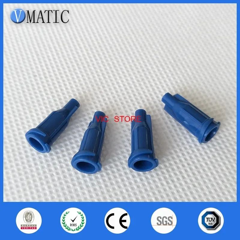 Free Shipping 1000Pcs Luer Lock Screw Type Dark Blue Syringe Caps Dispensing Syringe Cap Stopper