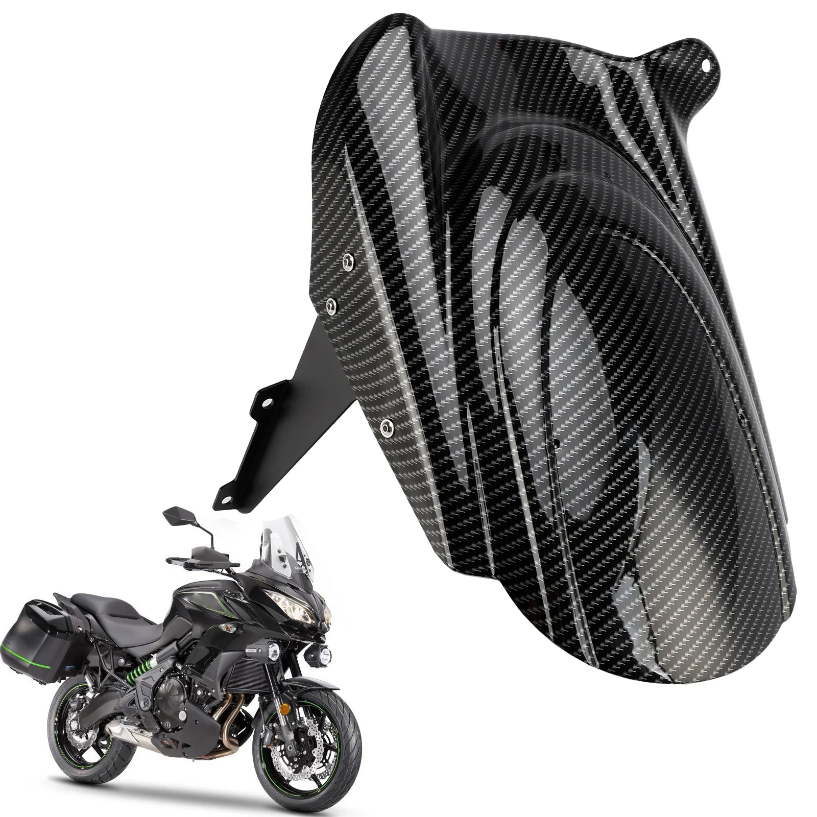 

Rear Hugger Fender Mudguard for KAWASAKI VERSYS 650 KLE650 2014-2024 Carbon