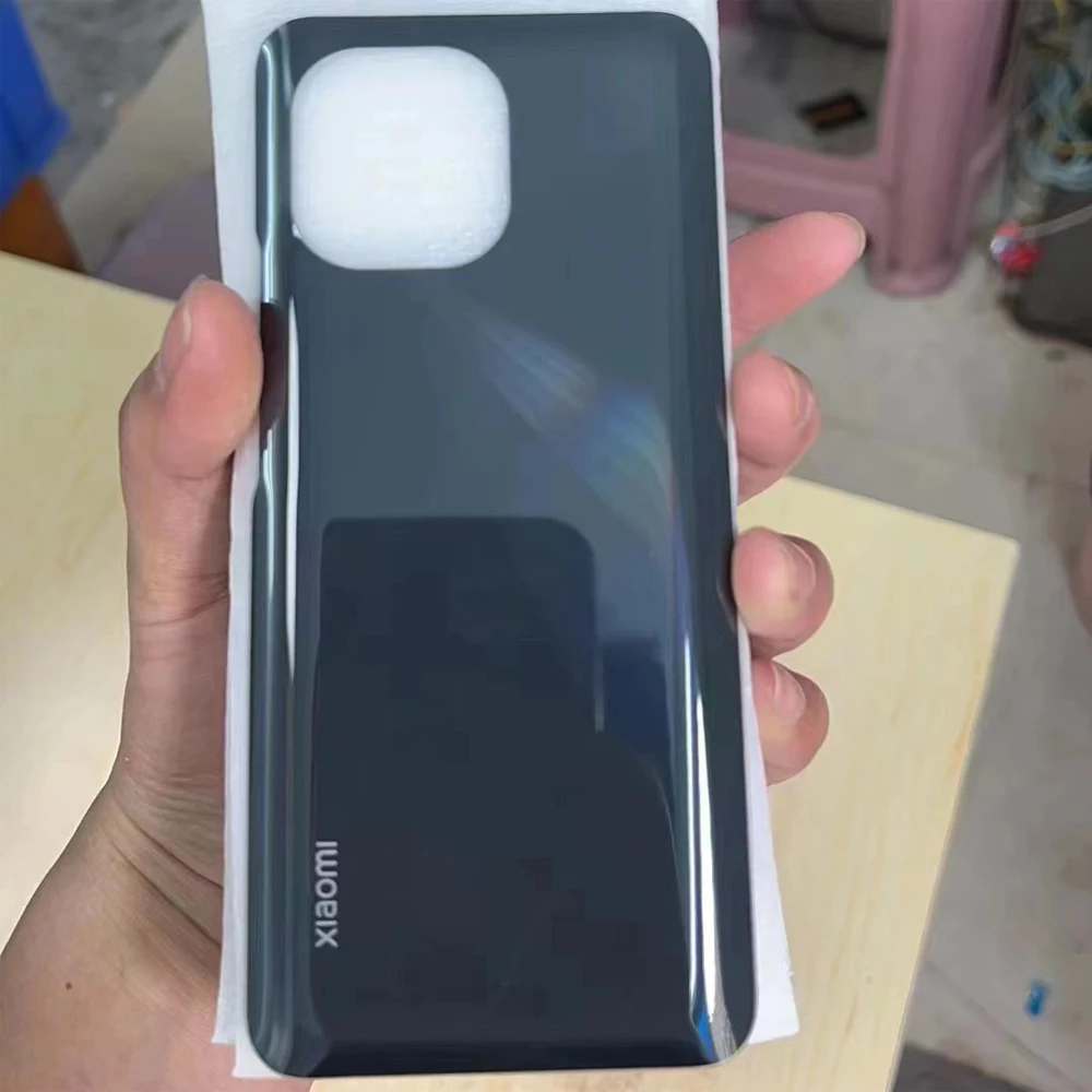 

Mi11 Back Glass Cover For Xiaomi Mi 11 Cover Back Door Hard Battery Case Rear Housing Covers Replacement Parts