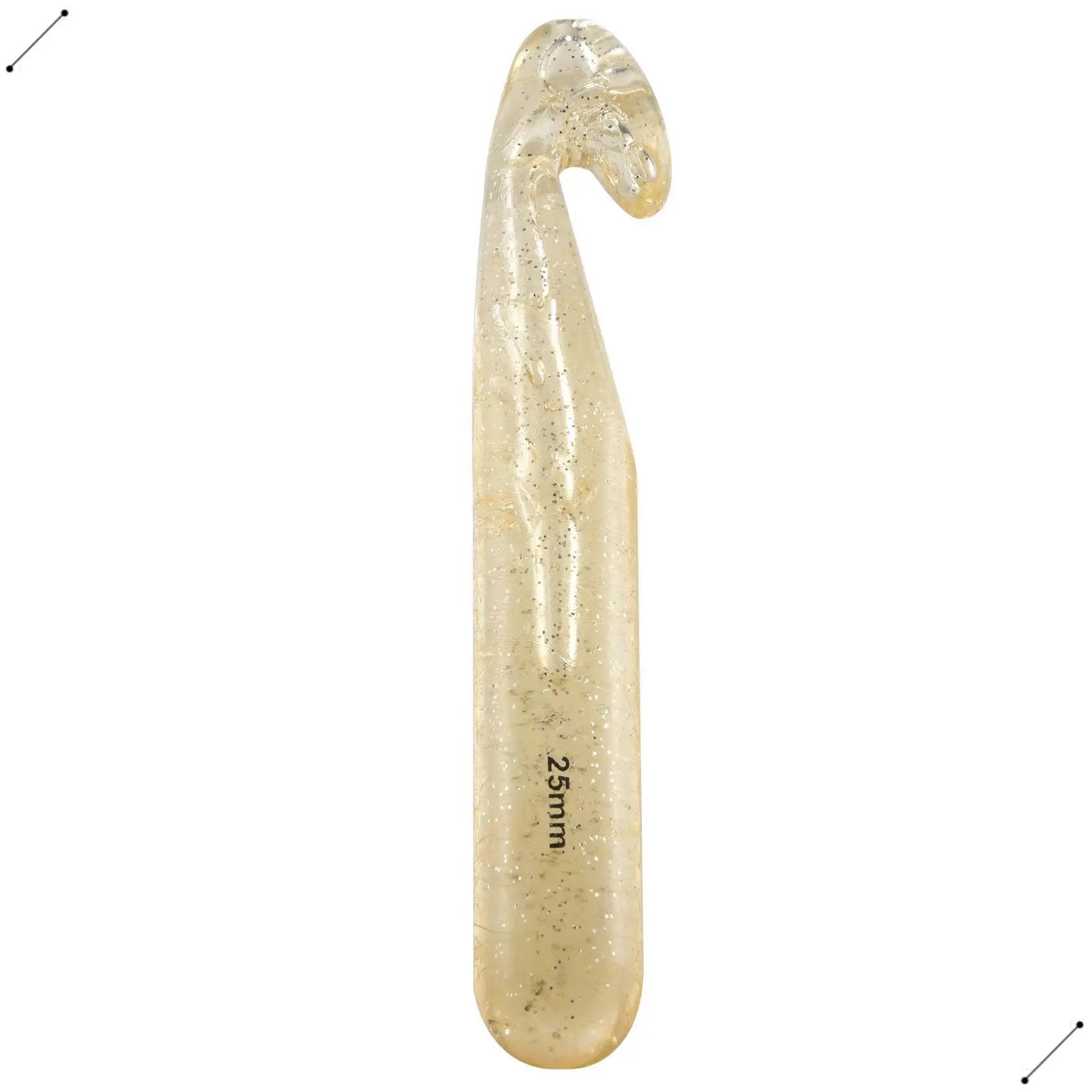 5Pcs 12Mm/15Mm/18Mm/20Mm/25Mm Huge Crochet Hooks Set Plastic Knitting Needles Kit DIY Yarn Sewing Craft Knitting Tool