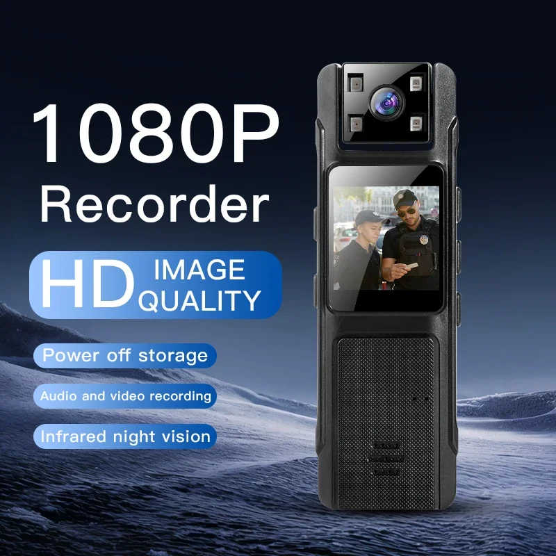 새로운 1080P WiFi 미니 카메라 - 야간 투시 기능, 동작 감지 DVR, 가정용 루프 녹화 기능을 갖춘 휴대용 바디 착용 카메라
