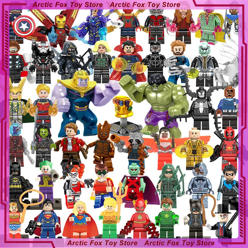 

The Avengers 5cm New Movie Figure Superhero Peripheral PVC Model Building Block Builders Decoration Ornaments Kids Gifts Toys