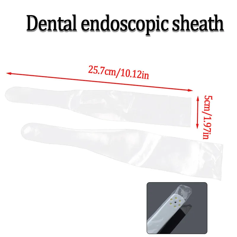 

100 шт./упак. Одноразовые защитные пленки для интраоральных камер и эндоскопов, инструменты для стоматологических лабораторий