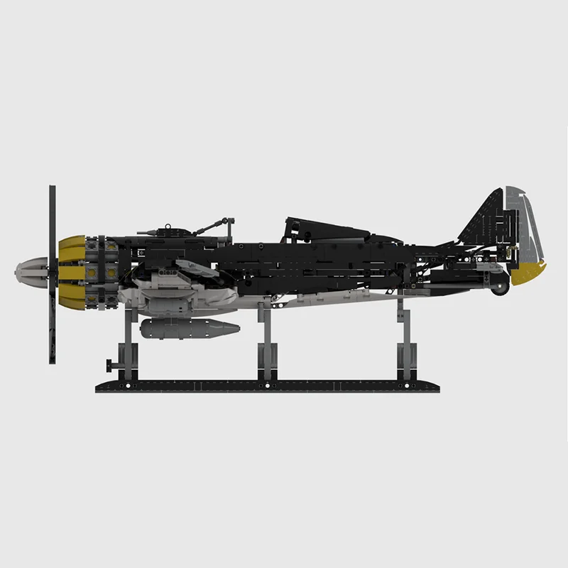 2523 قطعة MOC Focke Wulf FW النموذج الفني اللبنات تجميع هدايا عيد الميلاد الإبداعية لعبة فكرة التعليم الطوب عيد ميلاد #4