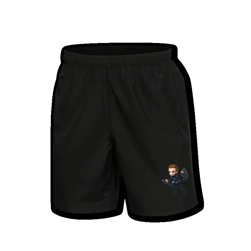 

Весенне-летние новые мужские спортивные дышащие быстросохнущие шорты для фитнеса с изображением Человека-паука «Местители 4» Marvel Iron Man