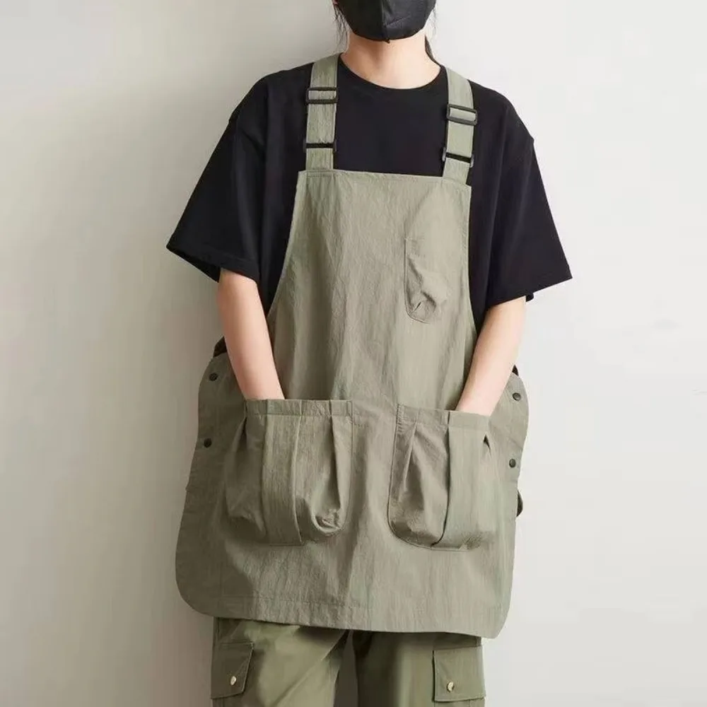 

Бытовой регулируемый кухонный фартук маслостойкий водонепроницаемый фартук для спецодежды Парикмахерский халат Кейтеринг Чай с молоком Кофейня