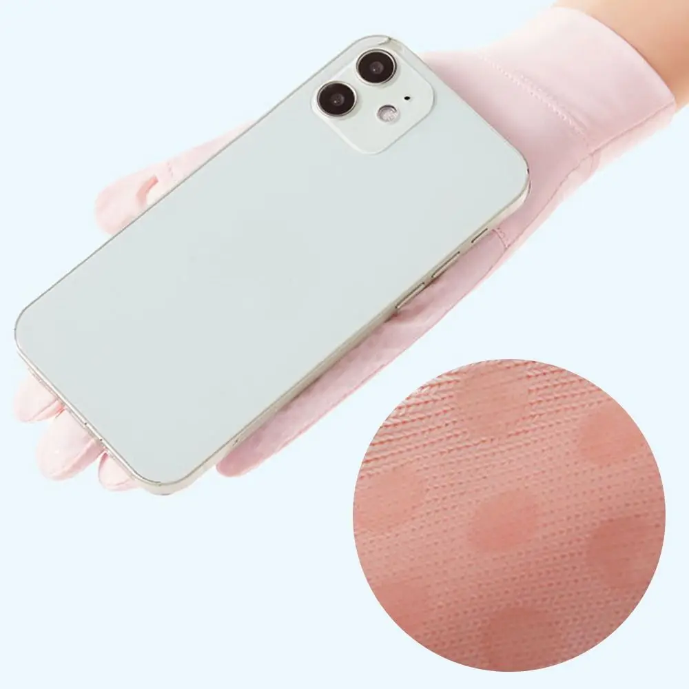 Non Slip Touch Screen Anti-UV Women Gloves Mittens Sunscreen Gloves Ice Silk Gloves