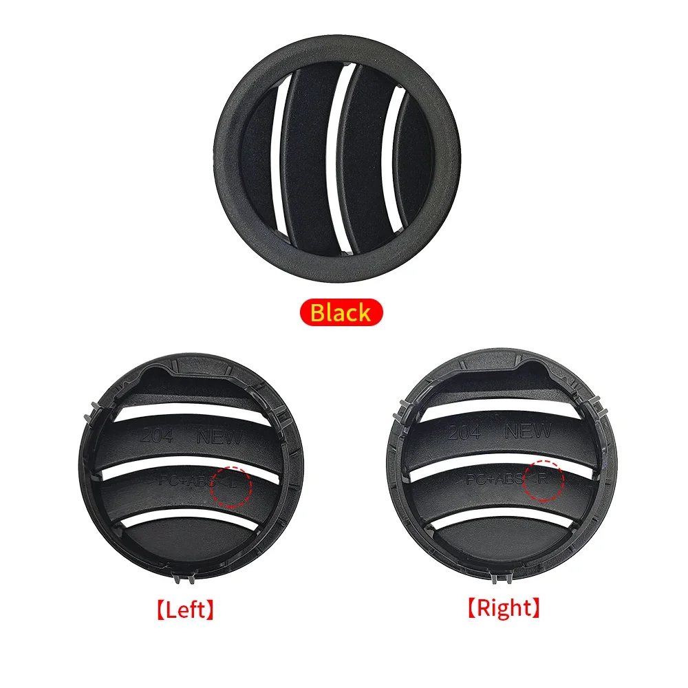 Car Front Left Right Dashboard Air Conditioning AC Vent Grille Round Cover Panel For Benz C Class W204 C180 C200 C220 2011-2014
