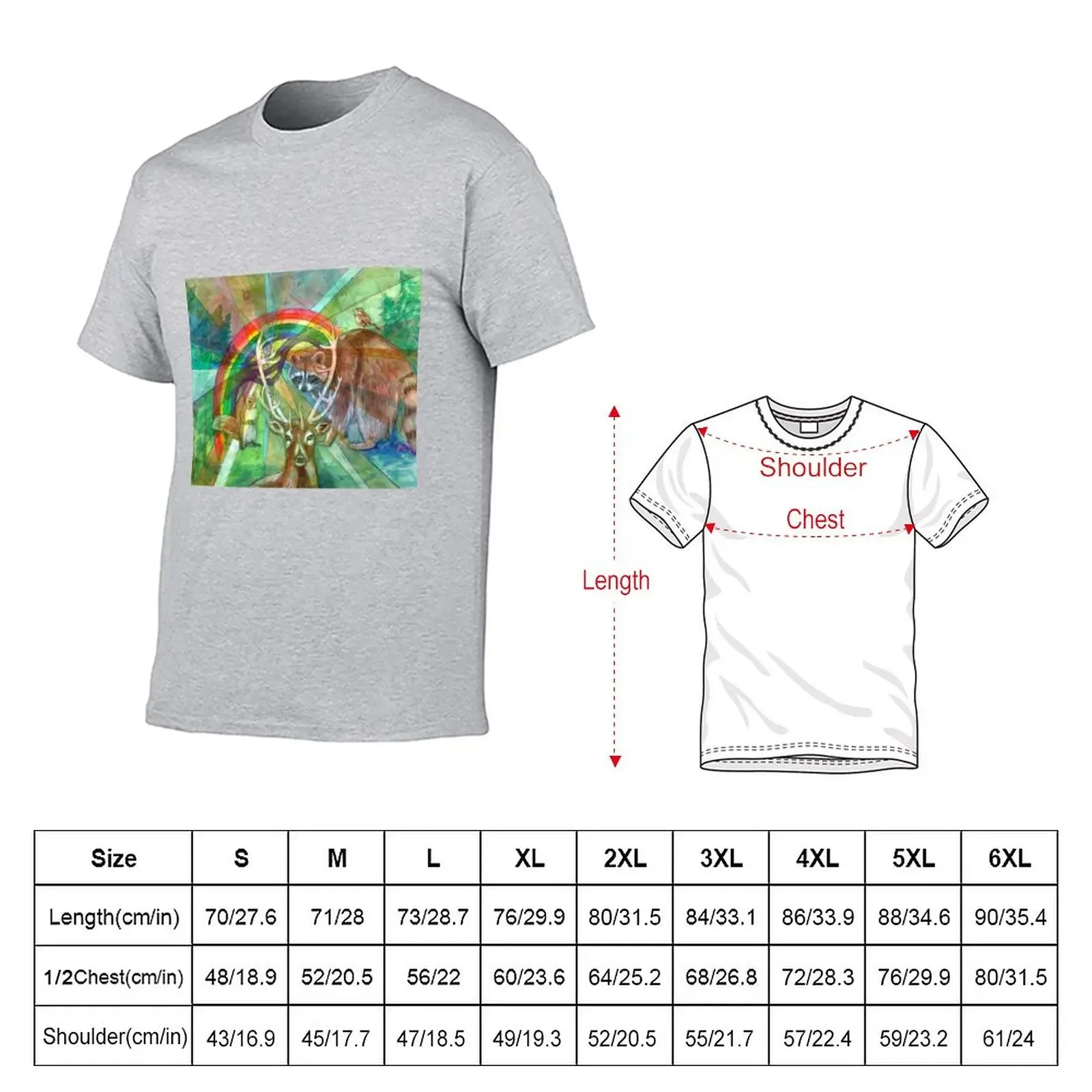 The Rainbow Cocoon T-Shirt oversizeds for a boy graphics men workout shirt