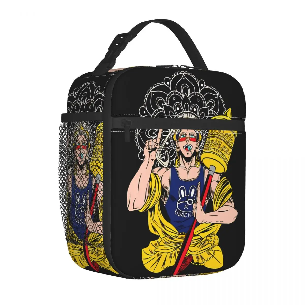 Shaka Buddha Record Of Ragnarok Insulated Lunch Bag Cooler Bag Reusable Meal Container Leakproof Tote Lunch Box Bento Pouch